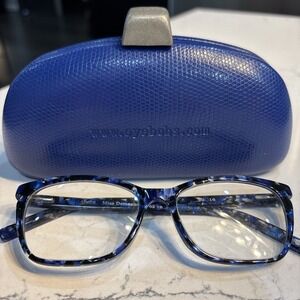 EYEBOBS Miss Demeanor Blue  2703 10 "Blue Light" Readers  2.25 With CASE